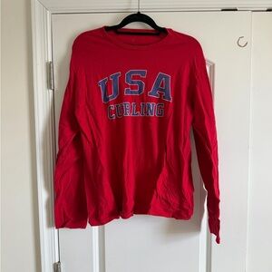 USA curling shirt